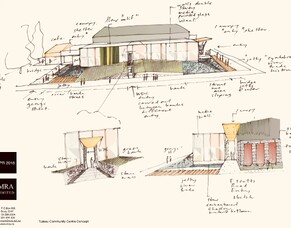 The Art of Sketching: Use of Sketches to Convey an idea for a Community Centre