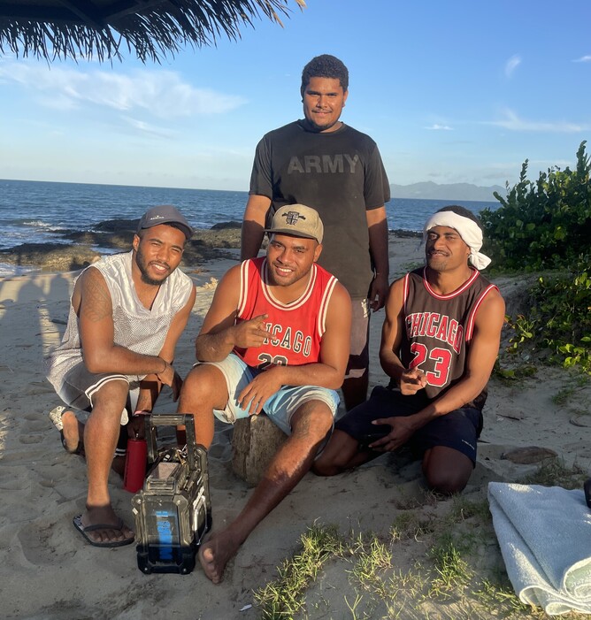 Josh, Sevu, Kenneth and Dan - the boys love having a photo shoot!