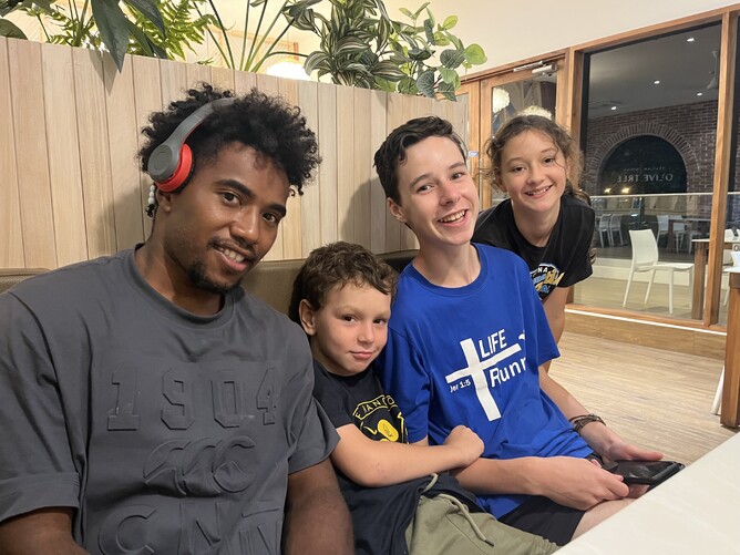 This is Suva Josh, he also stayed with us for a while so that he could work on some of our projects.