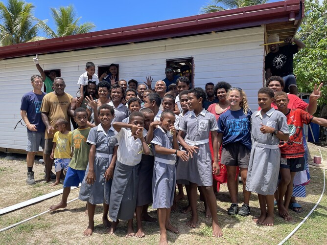 A group of the Tavua students with us on Danza's last day