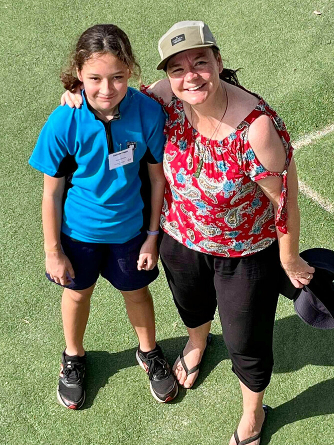 This look from Gabrielle sums up her less-than-willing requirement to participate in the school convention in Suva.