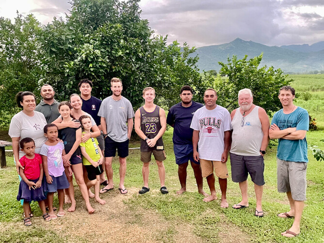 Another great team at Oasis Farm.