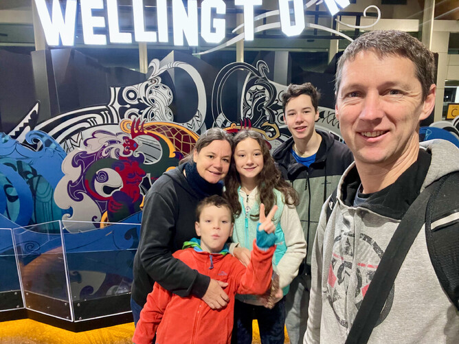 We breezed into Wellington for a chilly three weeks!