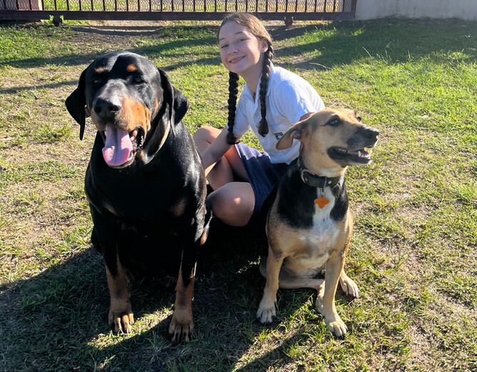 Everyone ready and waiting for the day ahead.