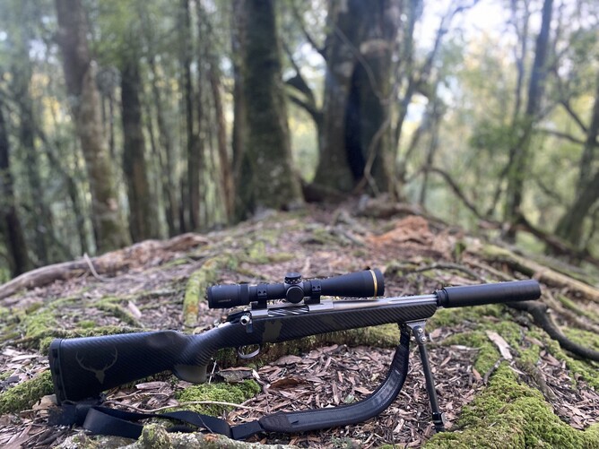 The new custom-made Tikka 6.5 Creedmoor 'STALK' in 14" producing the goods. Super light, super accurate, and with a VX5 dial up on, it is lethal from 2m to 700m+