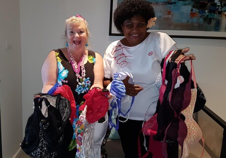 Kate Hargraves &  Tikoisavusavu Naikele Sherry in Fiji