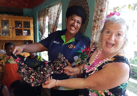 Kate Hargraves in Fiji