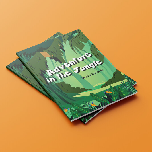 Author A Richards Children's Book 'Adventures in the Jungle'