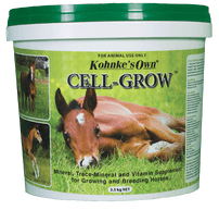 CELL GROW® - Patented Supplet® technology. Optimize bone development of Growing and Breeding Horses. Scientifcally formulated.