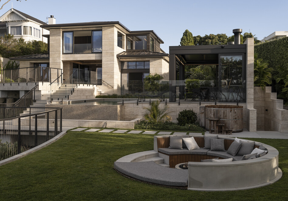 RIVER TERRACE - Landscape Design & Install '24Photo Credit : Builder :