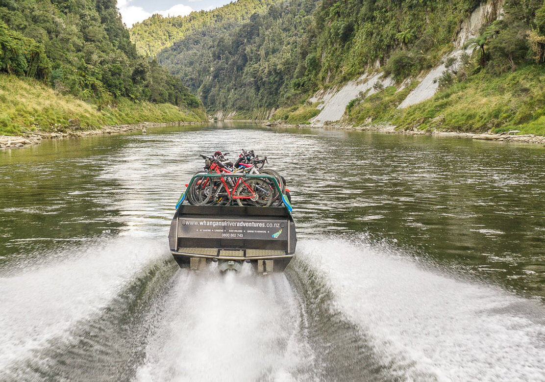 Bridge to Nowhere One Day Mountain Bike Jet Boat Ride