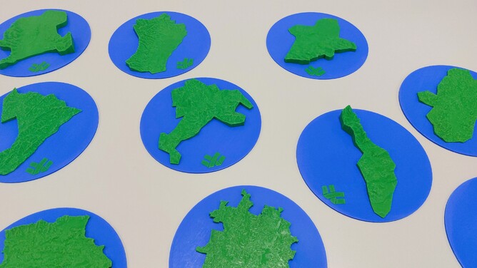 3D catchment group models