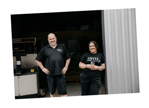 Greg and Jenna Phillips from Sacred Grounds