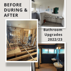 Joyce Fisher Charitable Trust Donation towards the Arena Building Bathrooms