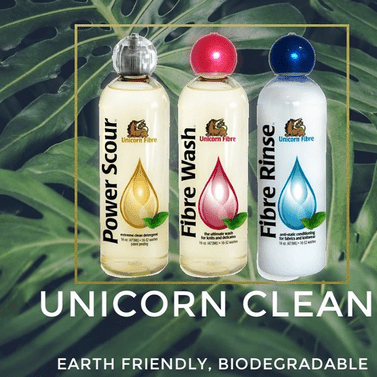 Fibre washes by Unicorn Fibre Clean