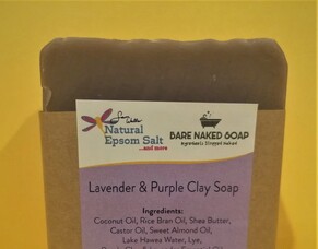 Lavender & Purple Clay Soap