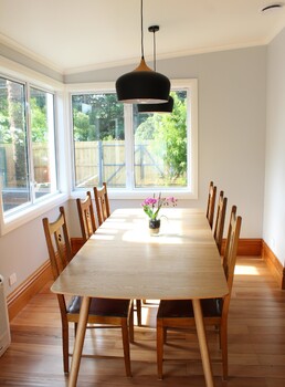 Kitchen, Dining & Living Area Renovation - Dining Area AFTER