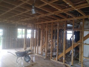 Extensive House Renovation - Kitchen & Living - BEFORE