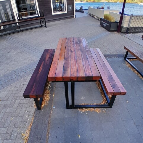 Atlas tables repair and refinishing by Harwood Joinery Queenstown.