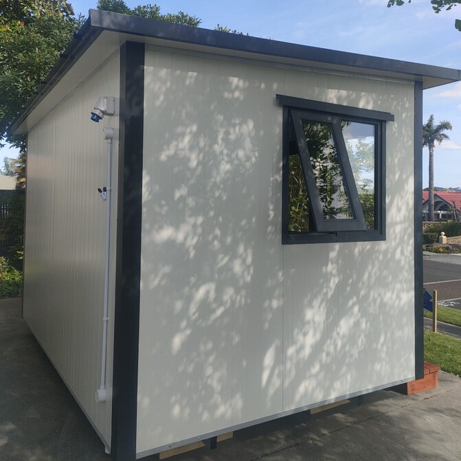 External Caravan Point on white 3.6m x 2.4m