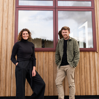 Chris and Eve from Raglan Tiny Homes