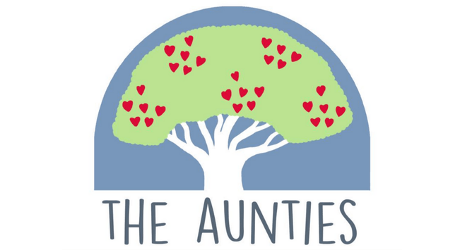 The Aunties logo