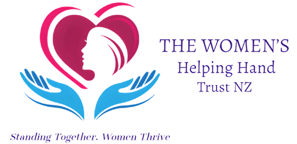 Women's helping hand logo