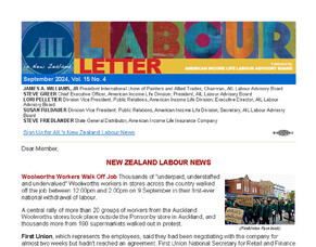 AIL Labour Letter Volume 15, Number 4