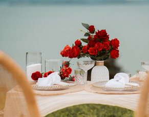 Rangi + Kajal - Proposal picnic with cultural traditions | Indigo Waiheke