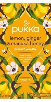 Lemon, Ginger & Manuka Honey