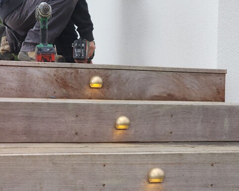 Commercial lighting installation