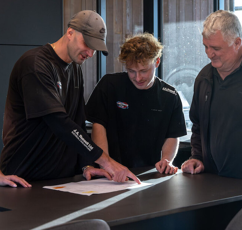 Certified solar electricians Hamilton team at work