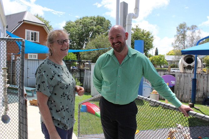 Helping hand: Legacy Funerals Hamilton branch manager Jordan Goss with Business Support coordinator Lillian Martin.