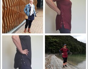 Reversible clothing is brilliant for traveling light.