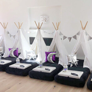 GALAXY - Purples and Silvers make the perfect combo for those outer space enthusiasts!