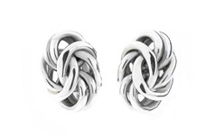 Sterling silver earrings, Regal, Marc Bendall, Christchurch Jewellers