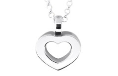 Heart pendant sterling silver, Marc Bendall, christchurch Jewellers
