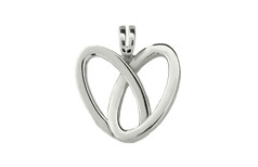 Heart Pendant, Sterling Silver, Marc Bendall, Jewellers, Christchurch