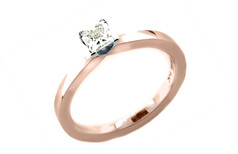 Rose Gold Diamond Rings Marc Bendall Christchurch