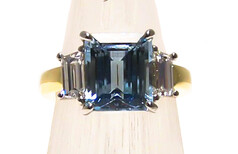 Aquamarine rings, Marc Bendall, Jewellers, christchurch