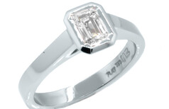 Baguette Diamond Ring Marc Bendall Christchurch
