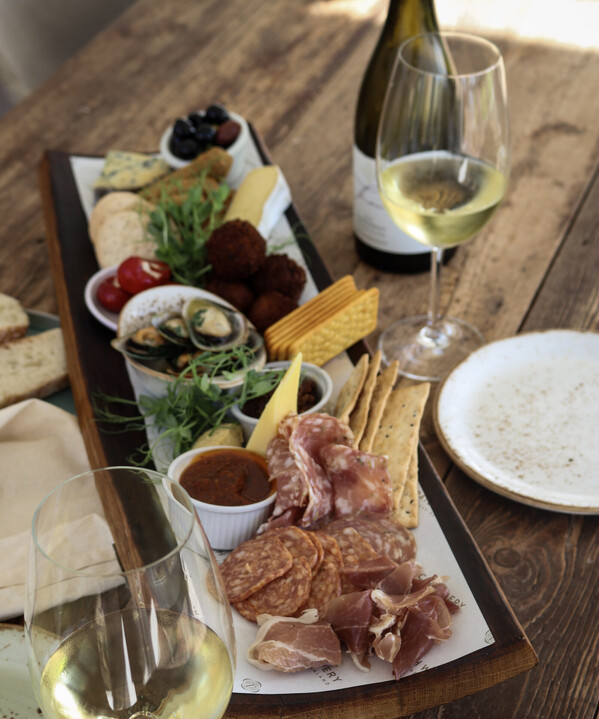 platter and wine, Batch Winery