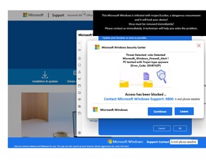 Scareware!  An Ad Posing as a Virus