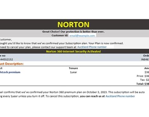 New Norton Scam