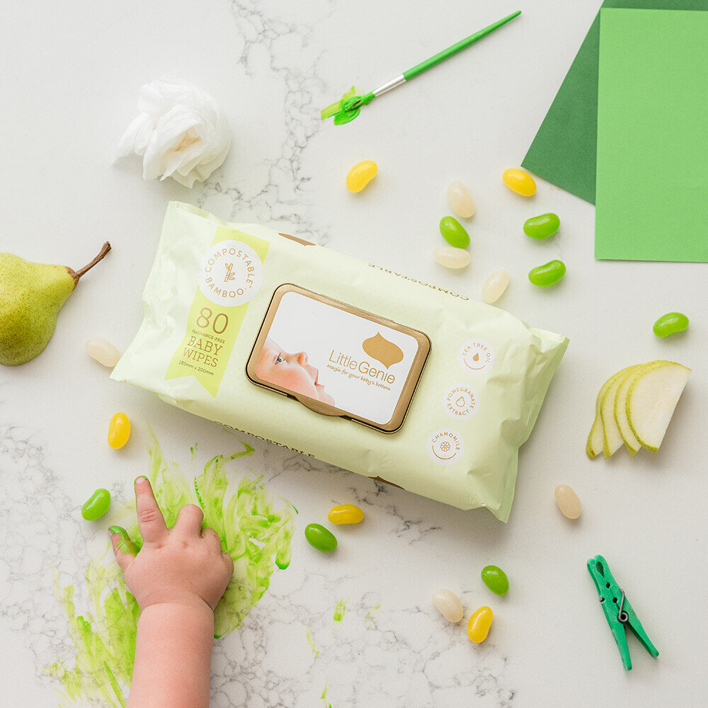 Little Genie Baby Wipe Packaging Design Swea Design