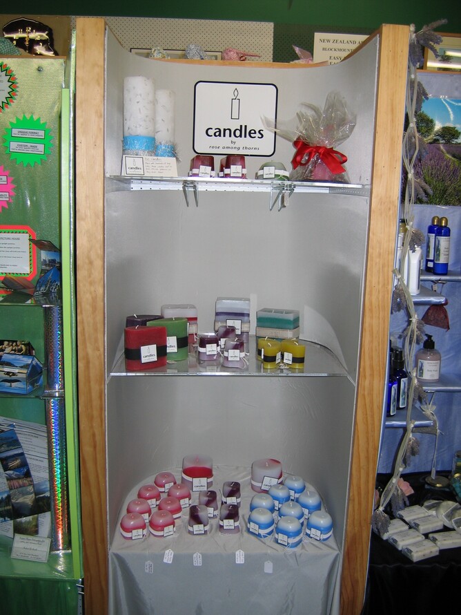 My first efforts at putting my candles out in the world.