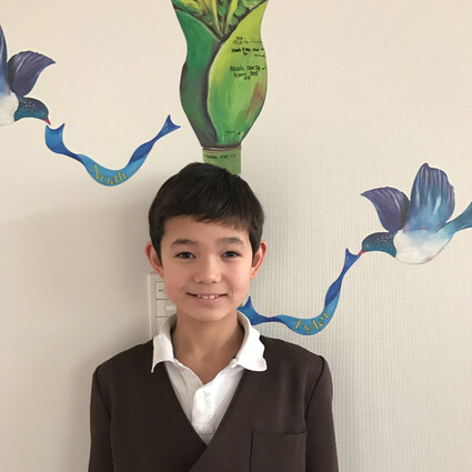 The height chart has been a constant in their lives and a lovely reminder of home for me, since I am a New Zealander but we live in Japan. Jacqui