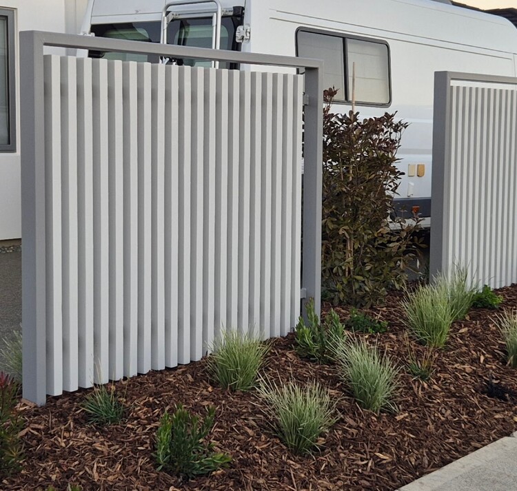 Fence and retaining wall landscaping project Nelson