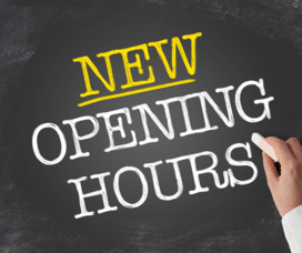 Updated Opening Hours