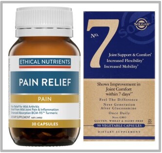 Ethical Nutrients Pain Relief & Solgar 7.